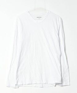 「three dots」 長袖Tシャツ LARGE ホワイト メンズ