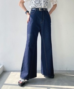 「PAGEBOY」 ブーツカットデニムパンツ 25inch インディゴブルー レディース