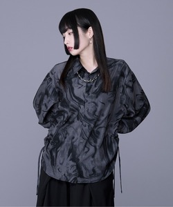 「Ellno Loset」 長袖シャツ LARGE ブラック系その他 メンズ