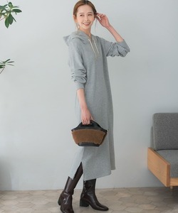 「URBAN RESEARCH ROSSO WOMEN」 長袖ワンピース FREE グレー レディース