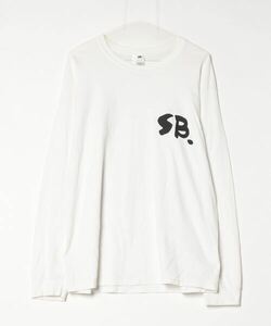 「soe」 長袖Tシャツ 2 ホワイト メンズ