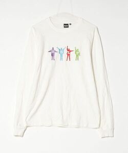 「The Beatles」 長袖Tシャツ M オフホワイト メンズ