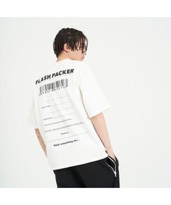 「FLASH PACKER」 半袖Tシャツ SMALL ホワイト メンズ