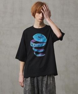 「SHAREEF」 半袖Tシャツ 2 ブラック メンズ