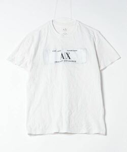 「ARMANI EXCHANGE」 半袖Tシャツ S ホワイト メンズ