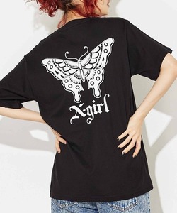 「X-girl」 半袖Tシャツ「YUSUKEコラボ」 L ブラック レディース