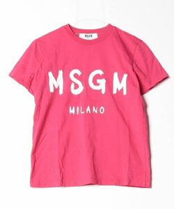 「MSGM」 半袖Tシャツ X-SMALL ピンク レディース