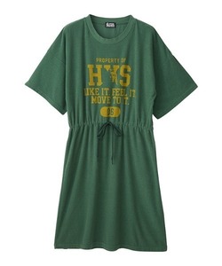 「HYSTERIC GLAMOUR」 Tシャツワンピース FREE グリーン レディース