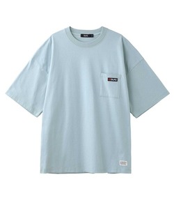 「SILAS」 半袖Tシャツ MEDIUM ライトブルー メンズ