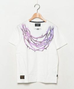 「glamb」 半袖Tシャツ 0 ホワイト メンズ