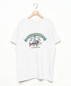 「AlexanderLeeChang」 半袖Tシャツ 3 アッシュグレー メンズ