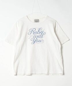 「RUBY AND YOU」 半袖Tシャツ FREE ベージュ レディース