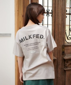 「MILKFED.」 半袖Tシャツ ONE SIZE ライトグレー レディース