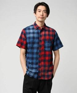 「The DUFFER of ST.GEORGE」 半袖シャツ LARGE ブルー メンズ