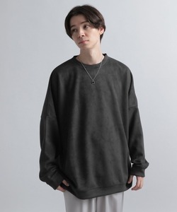 「HARE」 長袖Tシャツ MEDIUM チャコールグレー メンズ