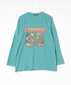 「HYSTERIC GLAMOUR」 長袖Tシャツ LARGE グリーン メンズ