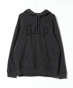 「GAP」 プルオーバーパーカー L ブラック メンズ