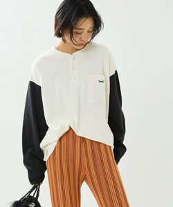 「FREAK'S STORE」 長袖カットソー「TOWNCRAFTコラボ」 フリ- ブラック レディース