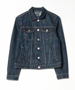 「GAP」 デニムジャケット X-SMALL インディゴブルー レディース