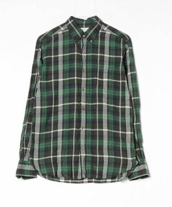 「green label relaxing」 長袖シャツ MEDIUM グリーン メンズ