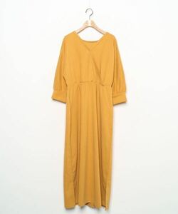 「DRESS STAR」 長袖ワンピース X-LARGE マスタード レディース