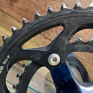 HQ197 シマノ SHIMANO 105 FC-5750 クランクセット 黒 165mm 50/34Tの画像2