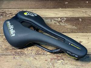 HV276 セライタリア SELLE ITALIA FLITE BOOST TDF SPECIAL EDITION サドル 黒 MANGANESE 145mm ※スレ