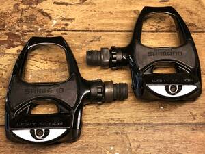 HV052 Shimano SHIMANO PD-R540 педаль с креплением SPD-SL ось. вращение хороший 