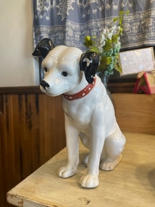  Victor собака | кусачки .| украшение | античный | Showa Retro | б/у товар | керамика 