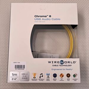 送料無料 WIREWORLD chroma 8 C to C 1.0m オーディオ用USBケーブル ワイヤーワールド