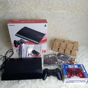 1 jpy ~[ accessory equipping # operation verification ending ]PlayStation3 PlayStation 3 CECH-4200B Vaio soft 3ps.@ attaching black 250GB PS3 Sony SONY