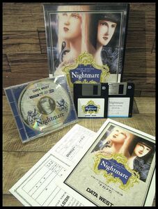 G② ◆ PC56 現状渡し 富士通 FM TOWNS DATA WEST データウエスト Nightmare ナイトメア CD-ROM 3.5 FD PC パソコン ゲーム アドベンチャー