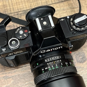 G② ■ 動作未確認 現状渡し Canon キャノン AV-1 レンズ + ボディ セット FD 50mm 1:2 一眼レフ フィルム カメラ の画像3