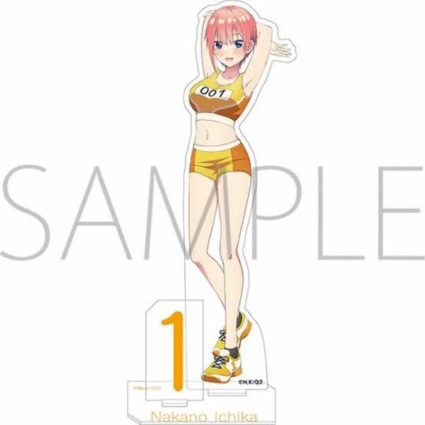 中野　一花　アクリルスタンド アニメイト アクスタ　五等分の花嫁　枠付き　