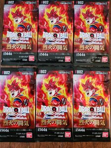 即日発送★ 烈火の闘気 フュージョンワールド ドラゴンボール カード　DRAGON BALL Card 　6パック　6P　新品