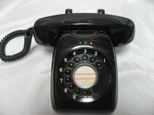  black telephone 600-A1 battery type antique retro style present condition goods 