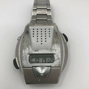 SEIKO 腕時計 A860-4001 音声デジタルウォッチクォーツアラーム機能付 稼働品 ジャンク A-020