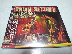 ●　ブライアン・セッツァー CD 【　ロカビリー・ライオット! ライヴ・フロム・ザ・プラネット　】 未開封新品♪ Brian Setzer 