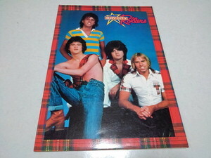 ●　ベイ・シティ・ローラーズ　BAY CITY ROLLERS　1977日本公演 ツアーパンフレット　※管理番号 pa3699