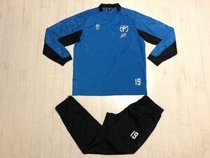 2023 Japan high school soccer selection . genuine rice field lotus . player main . actual use half Zip training pi stereo top and bottom set 19 number not for sale / high school selection ./ higashi mountain / Kansai university 