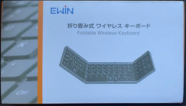 (ジャンク品)Ewin 新型 ワイヤレス キーボード 折りたたみ テンキー付き Bluetooth