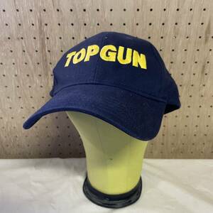 ビンテージ TOP GUN トップガン　映画　ムービー　刺繍　コットン　デザイン　キャップ　帽子　240518