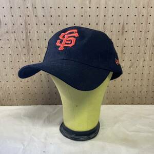 ビンテージ　ニューエラ　 サンフランシスコジャイアンツ　野球　メジャーリーグ　刺繍　ポリエステル　デザイン　キャップ　帽子　240518