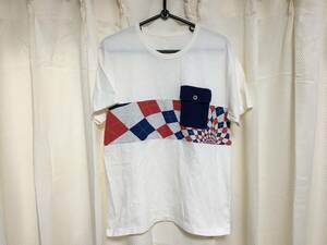 良品！graniph☆グラニフ 胸ポケット切り替えTシャツ サイズS　送料レターパックライト370円
