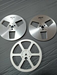  Pioneer + Akai 7 number metal reel set 