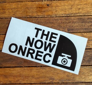 カッティングステッカー『THE NOW ON REC』