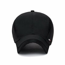 キャップ メンズ 帽子 夏 UVカット 超軽薄 通気性キャップメンズ 日よけ 野球帽 ランニングキャップ UPF50+ 蒸れにくい-グレー_画像5