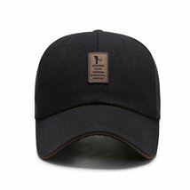 キャップ メンズ 帽子100%コットンUVカット99％紫外線対策 日焼け防止 熱中症対策 野球帽 登山 スポーツ 調整可能-ネイビー_画像9
