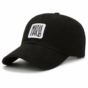 メンズ 帽子 コットン100% 柔らかい キャップ メンズ レディース 紫外線対策 UVカット 野球帽 調節可能-ブラック