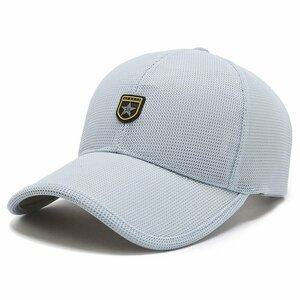 キャップ メンズ 帽子 メッシュ通気構造 UVカット帽子 通気性抜群 日焼け防止 紫外線対策 野球帽スポーツ帽子 UPF50+ 夏-ホワイト